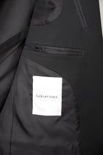 Load image into Gallery viewer, SUPER140 DOUBLE BREASTED JACKET .14 / BLACK