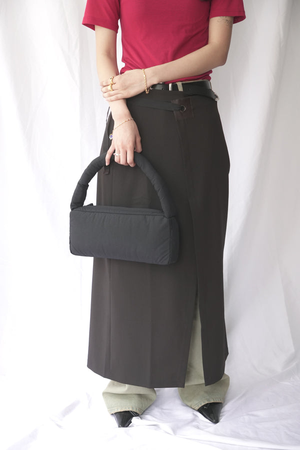 RECTANGULO PUFF BAG / BLACK