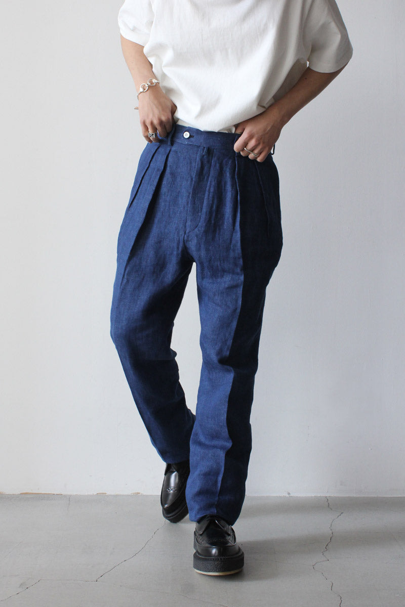 LINEN BLEACH DENIM STANDARD TYPE I / INDIGO [가나자와점]