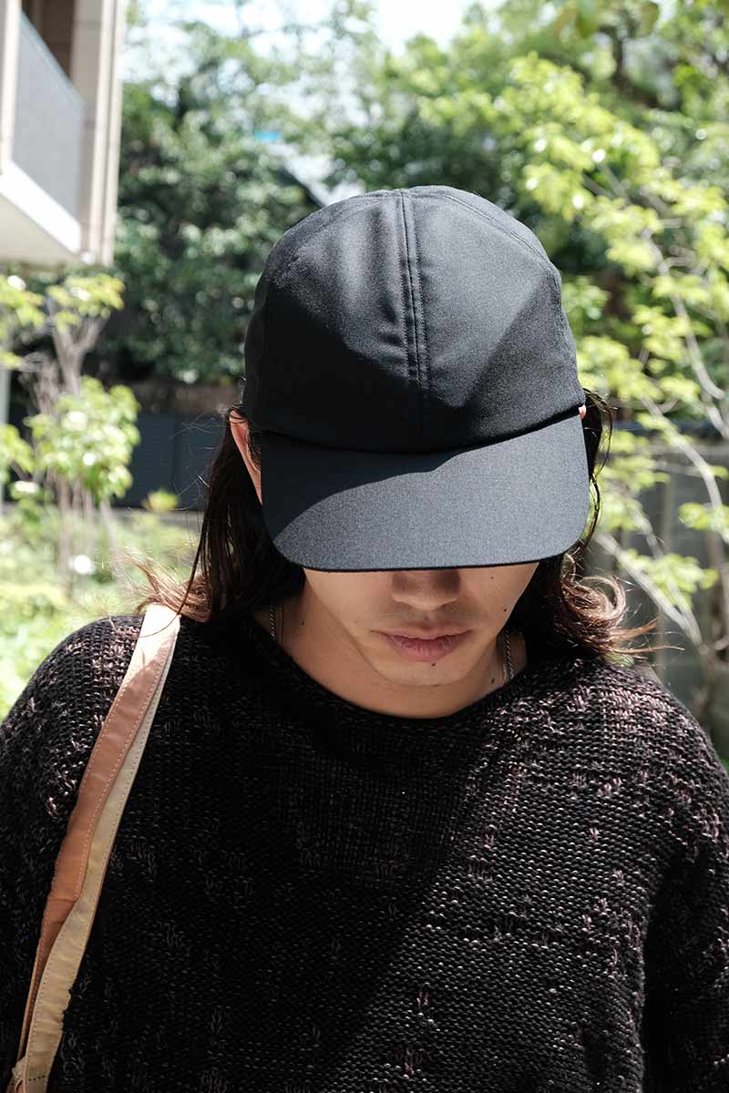WASHABLE WOOL CAP / BLACK