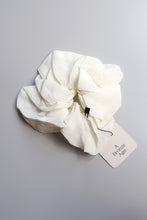 Load image into Gallery viewer, OVERSIZED SILK SCRUNCHIE / WHITE