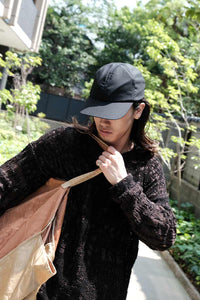 WASHABLE WOOL CAP / BLACK