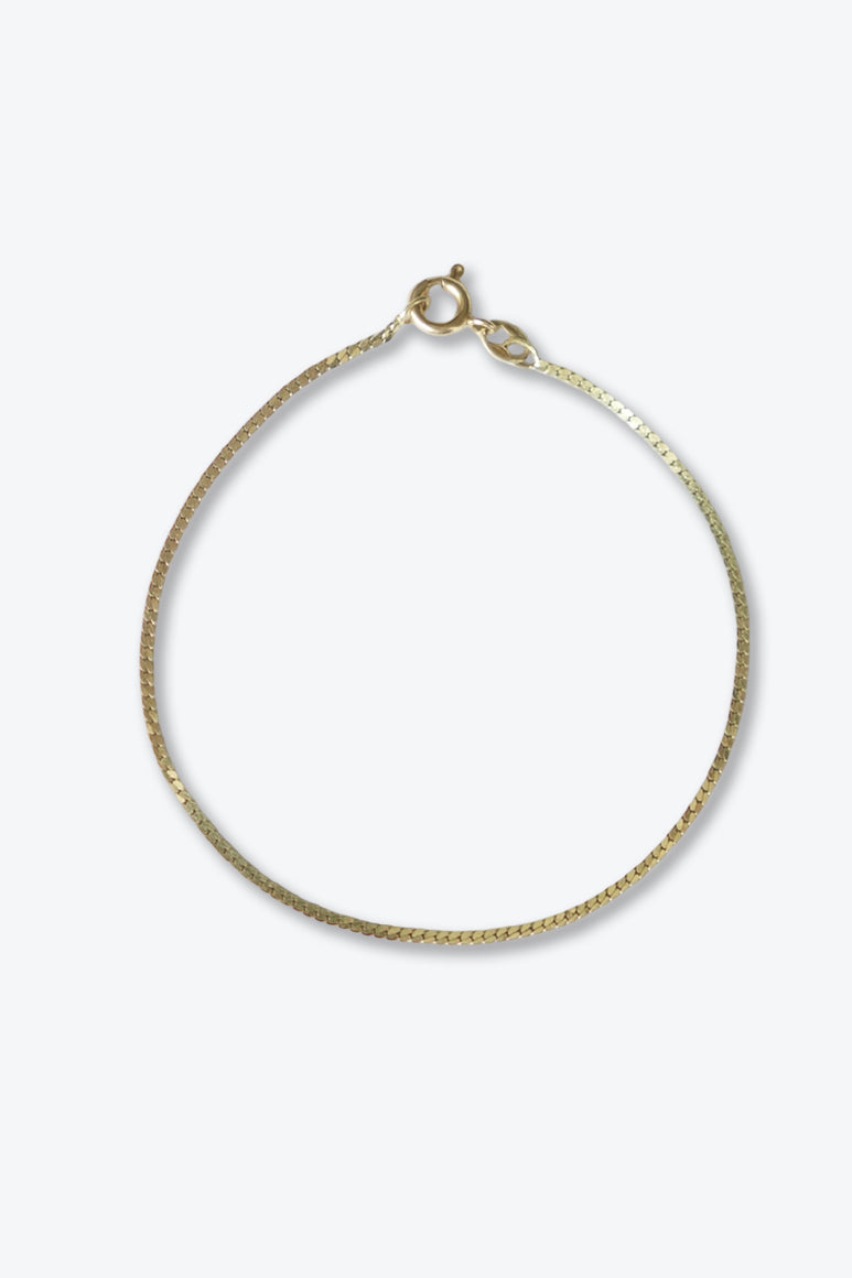 MADE IN ITALY 14K GOLD BRACELET 1.38G / GOLD