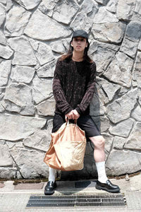 A131 EASYBAG (L) / COTTON WOOL SATIN