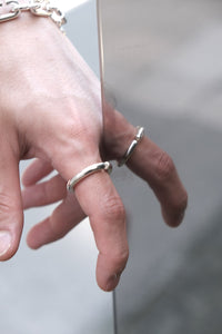 ALMOST RING THICK / POLISHED SILVER