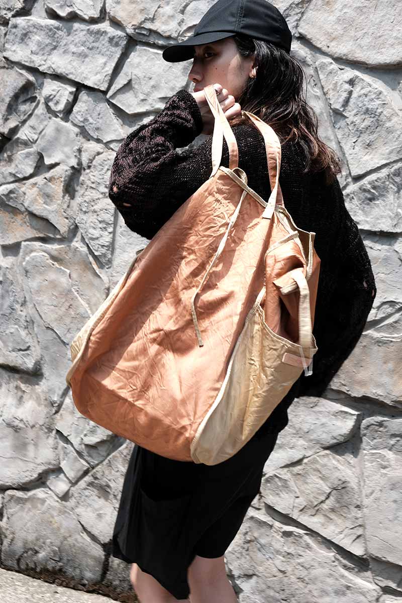 A131 EASYBAG (L) / COTTON WOOL SATIN