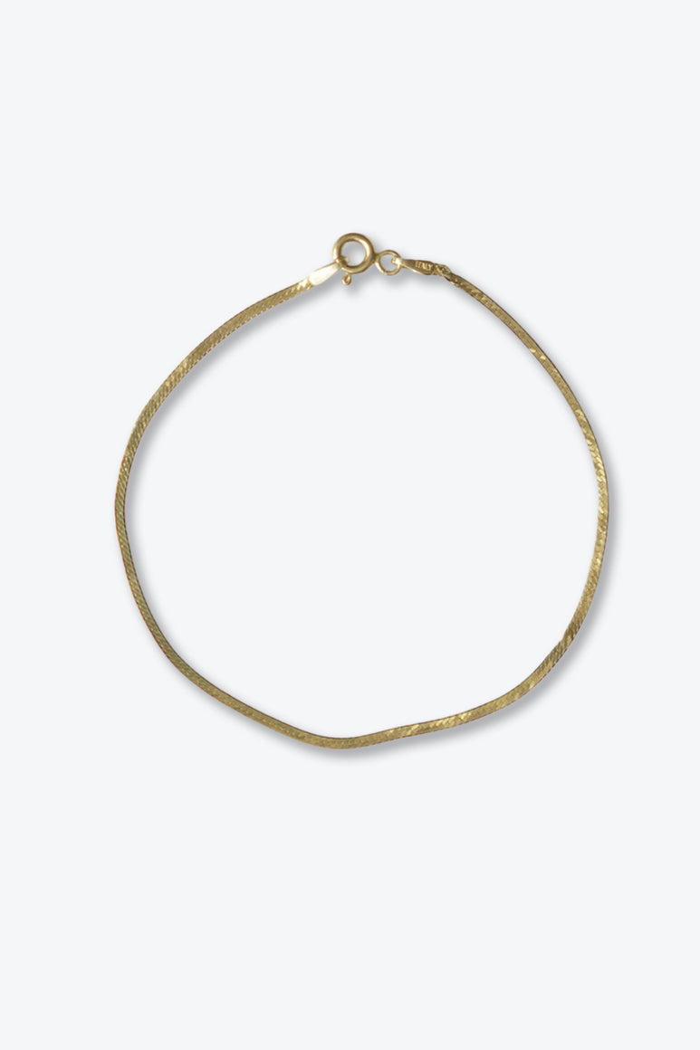 MADE IN ITALY 14K GOLD BRACELET 0.85G / GOLD