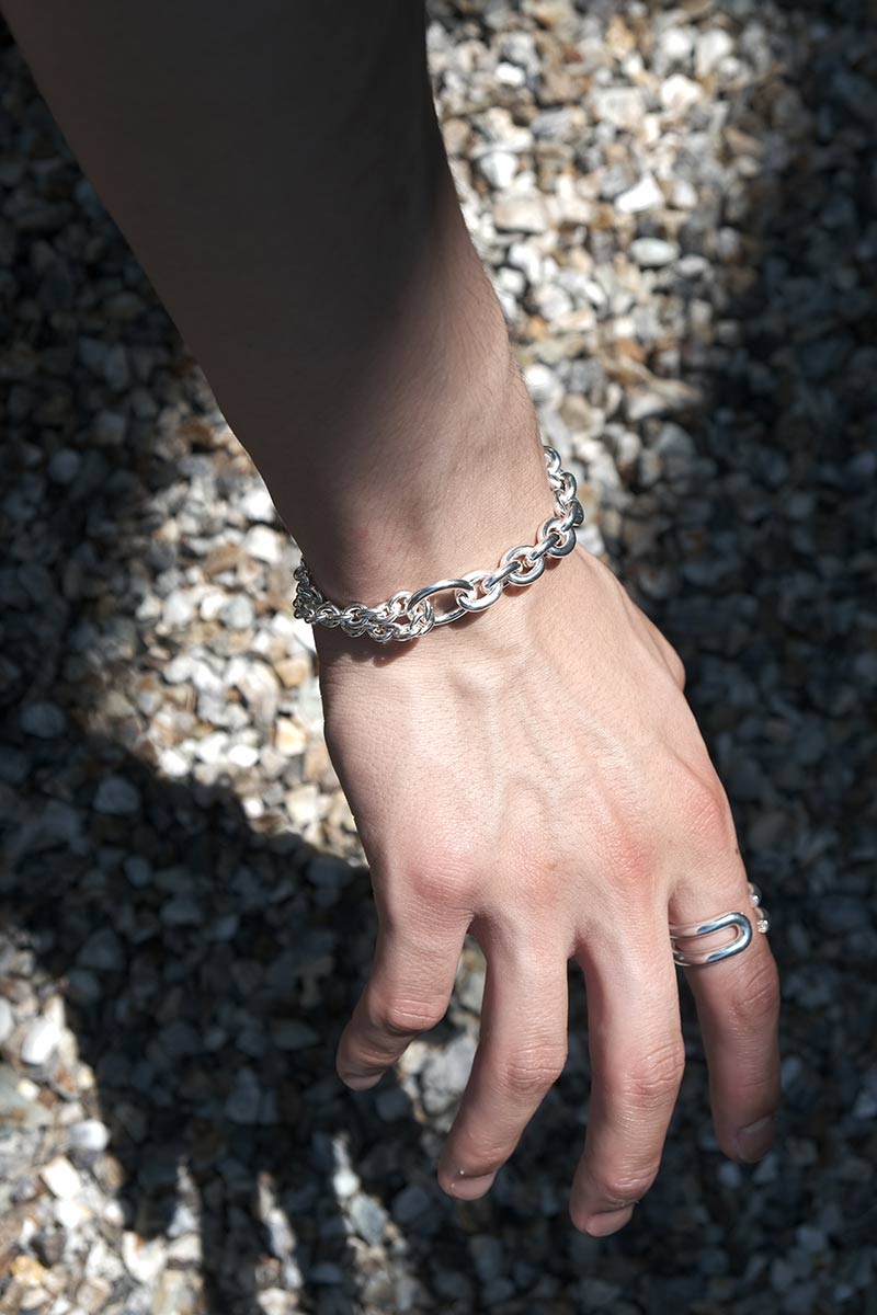 DOUBLE BRACELET THICK / 925 STERLING SILVER [4月入荷予定]