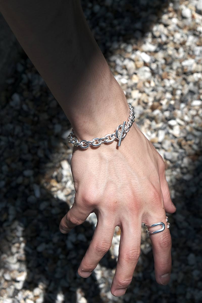 DOUBLE BRACELET THICK / 925 STERLING SILVER [4月入荷予定]