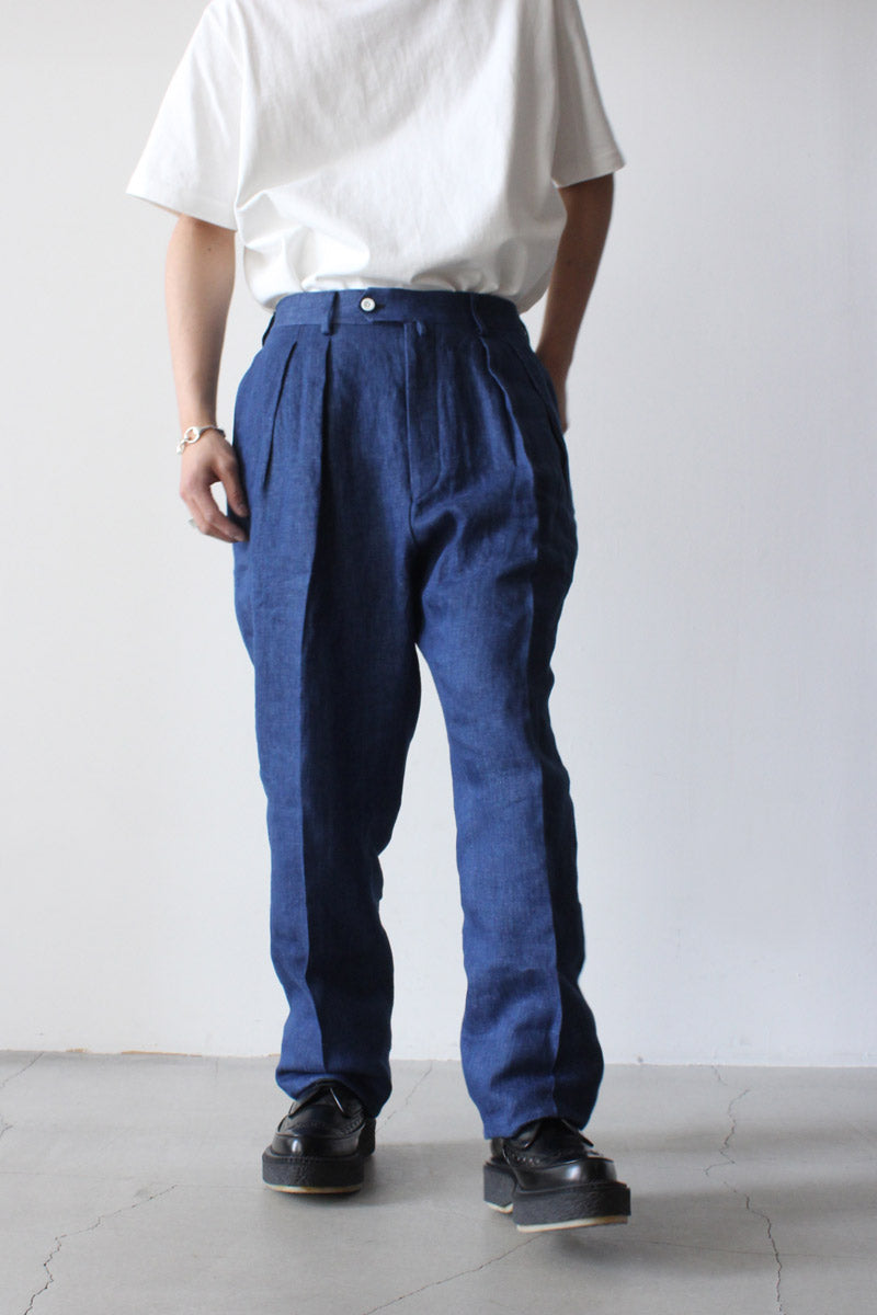 LINEN BLEACH DENIM STANDARD TYPE I / INDIGO [가나자와점]