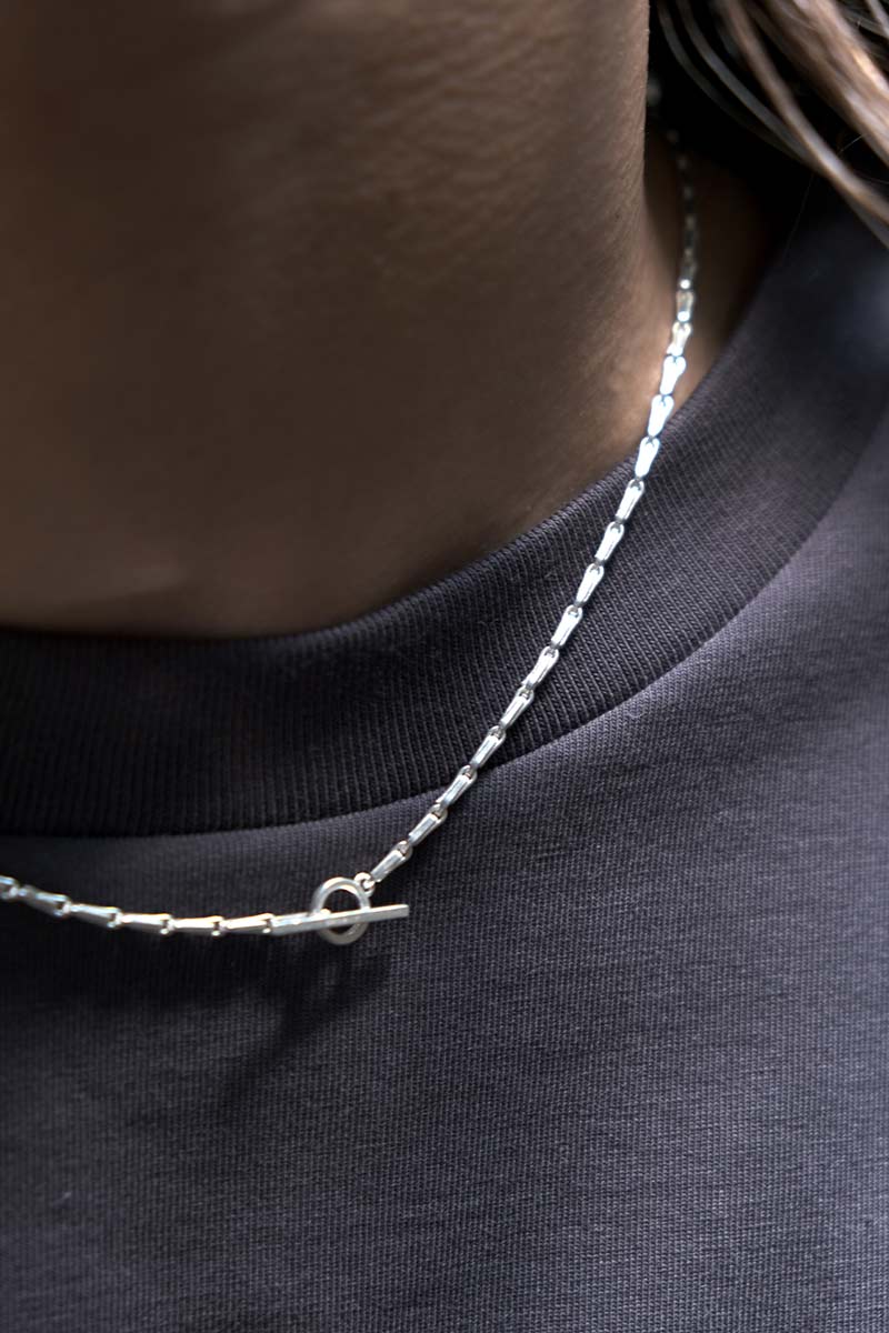 FOLD NECKLACE / 925 STERLING SILVER [4月入荷予定]