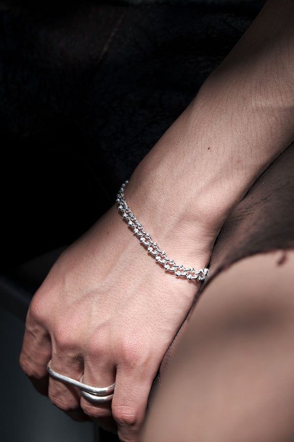 DNA BRACELET / 925 STERLING SILVER [Scheduled for May arrival]