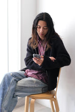 画像をギャラリービューアに読み込む, FULL ZIP HOOD / BLACK HAIRY WOOL