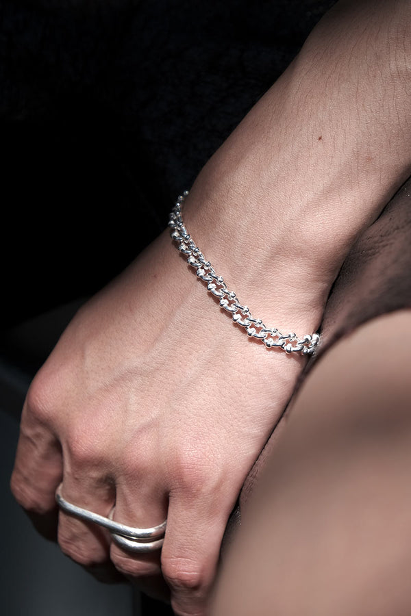DNA BRACELET / 925 STERLING SILVER [Scheduled for May arrival]