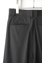 画像をギャラリービューアに読み込む, SUPER140 3TUCK BAGGY TROUSERS .14 / BLACK