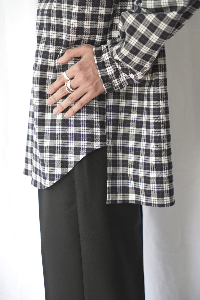DOUBLE POCKET SHIRTS DJA 200/2 / WHITE [Kobe store]