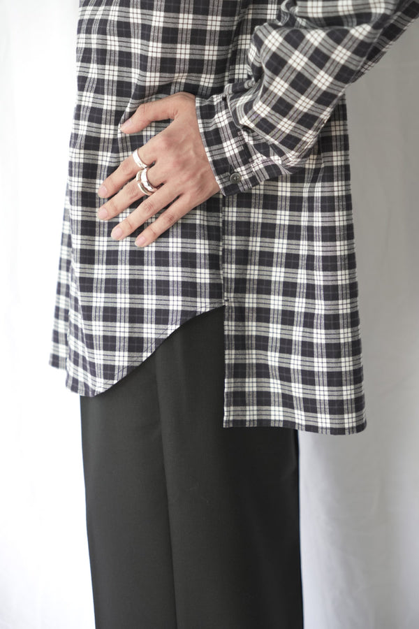 DOUBLE POCKET SHIRTS DJA 200/2 / WHITE [Kobe store]