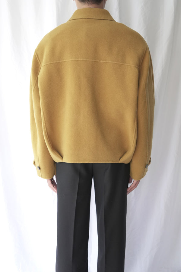 RELAXED WOOL JACKET / AMBER