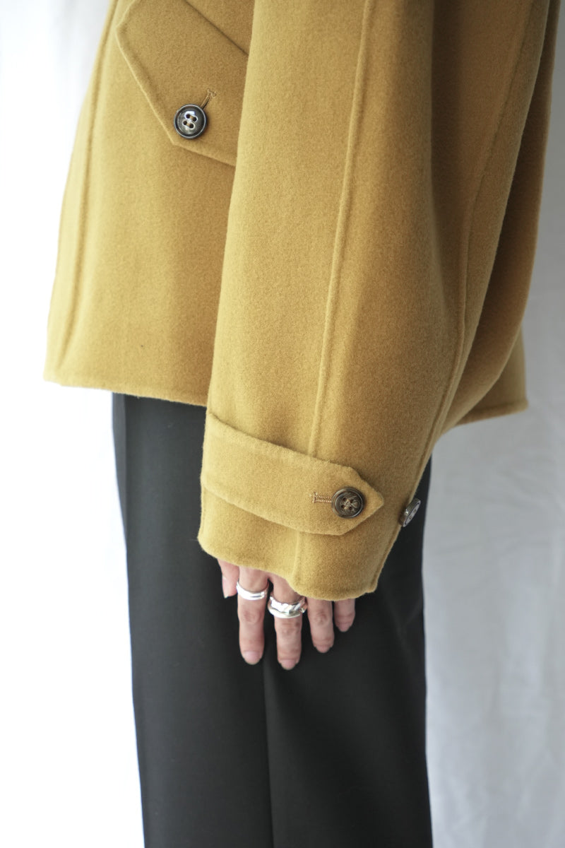 RELAXED WOOL JACKET / AMBER