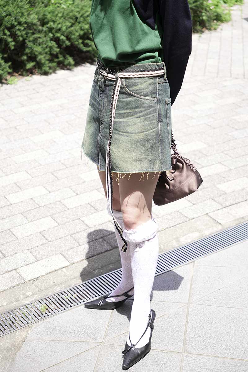 OUR LEGACY | COVER SKIRT / MALIBU SAND WASH デニムミニ