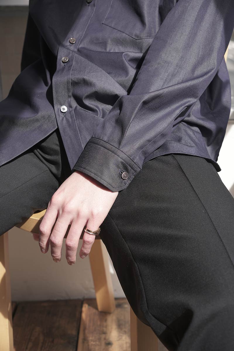 CLASSIC SHIRT ALBIATE INDIGO SHIRTING / INDIGO [Kobe Store]