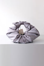 Load image into Gallery viewer, KIKU CROISSANT BAG / SMOKE SILVER