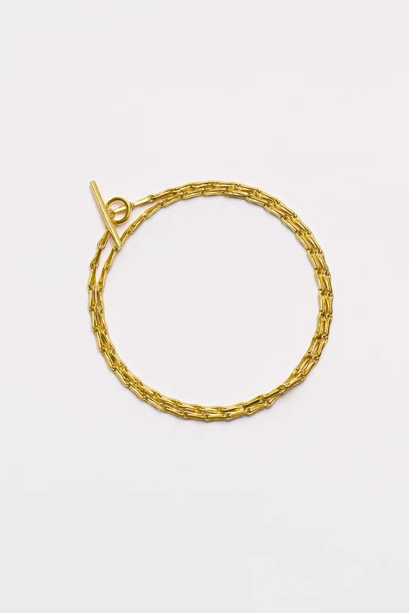 ALL BLUES | FOLD BRACELET / 24K GOLD VERMEIL ゴールドヴェルメイユ