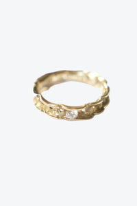 14K GOLD RING w/STONE 2G / GOLD