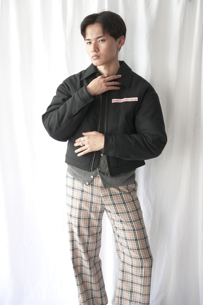 ALVA CROPPED PUFF JACKET / BLACK