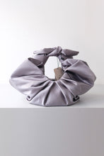 Load image into Gallery viewer, KIKU CROISSANT BAG / SMOKE SILVER