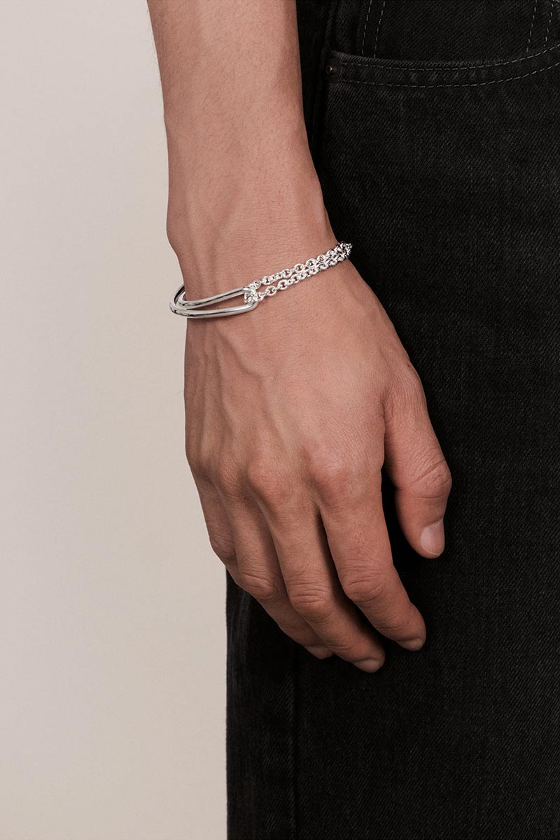 PINCH BRACELET CHAIN / 925 STERLING SILVER [4月入荷予定]
