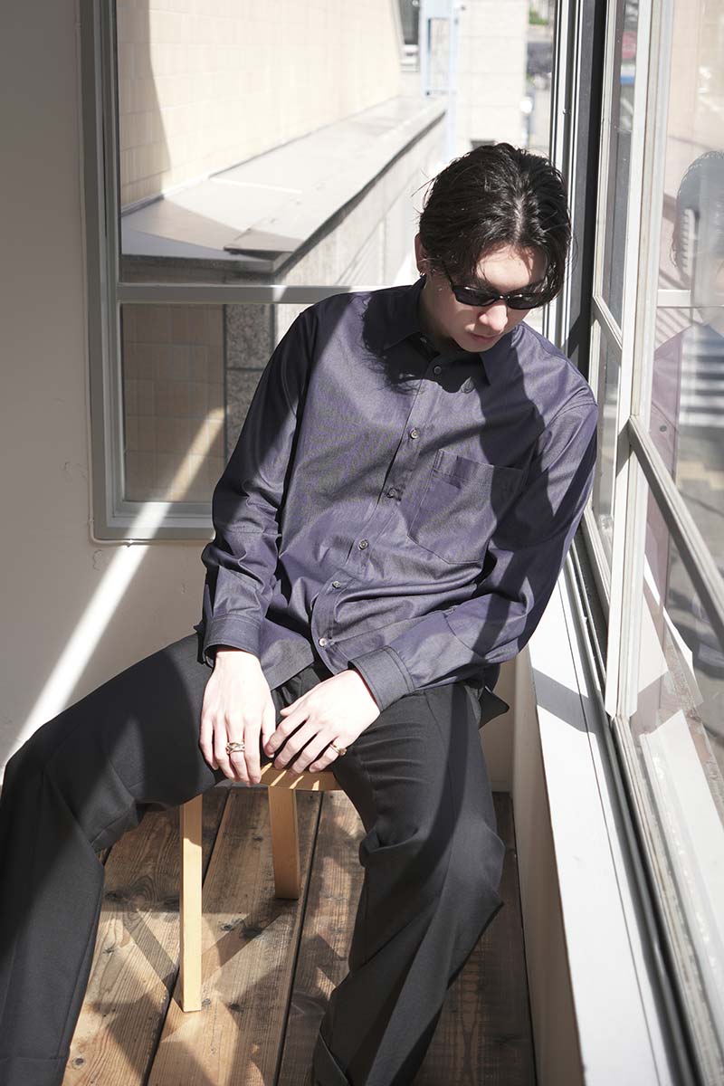 CLASSIC SHIRT ALBIATE INDIGO SHIRTING / INDIGO [Kobe Store]