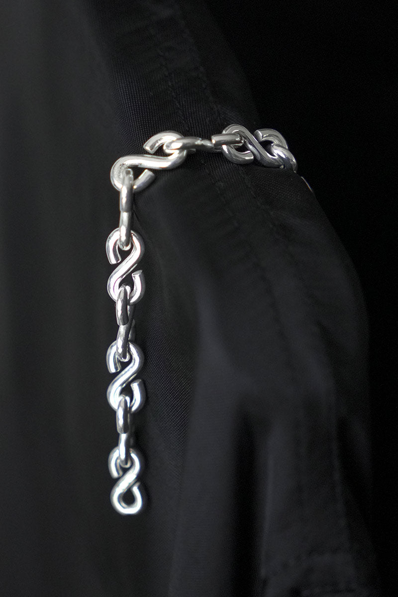 【All Blues】S bracelet Thin シルバー ブレスレット Double bracelet thin