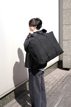 画像をギャラリービューアに読み込む, WASHED CANVAS BIG BOSTON BAG / BLACK