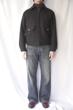 画像をギャラリービューアに読み込む, FLIGHT JACKET W/S/C MELTON / DK.BROWN  [神戸店]