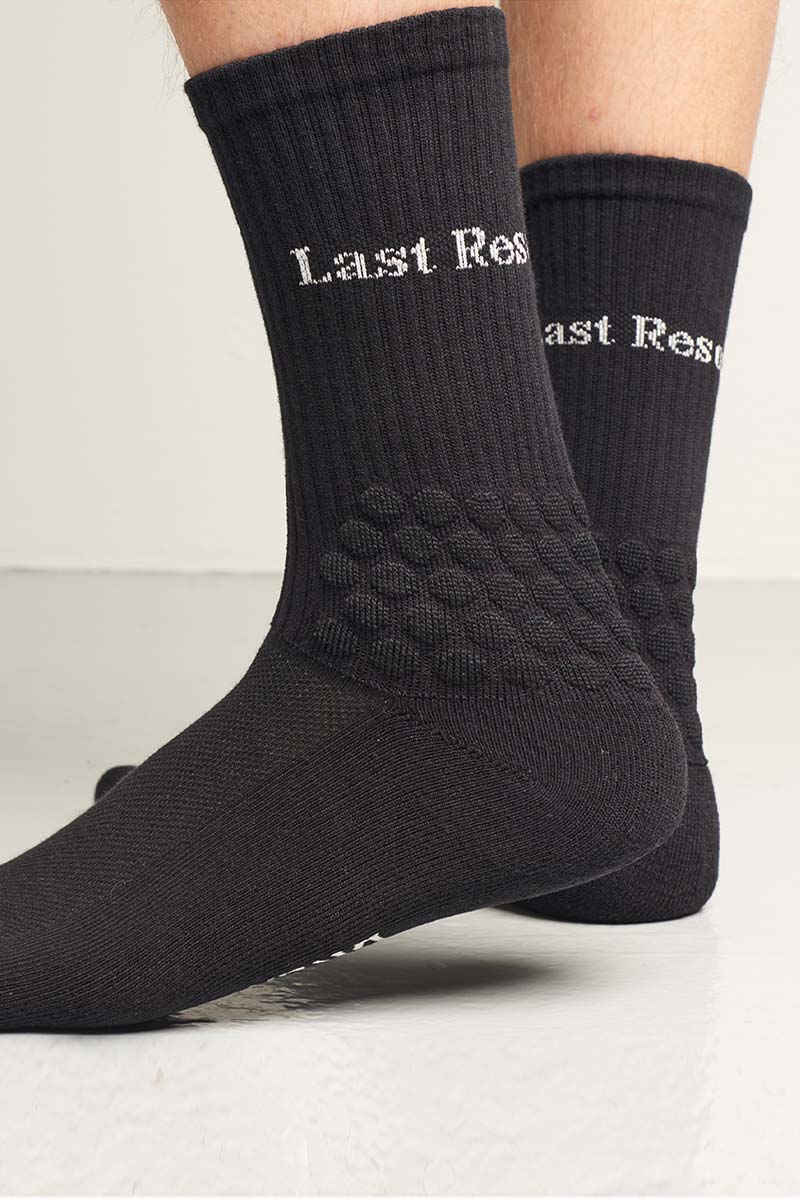 LIGHT ANGLE BUBBLE SOCKS 1-PACK / BLACK