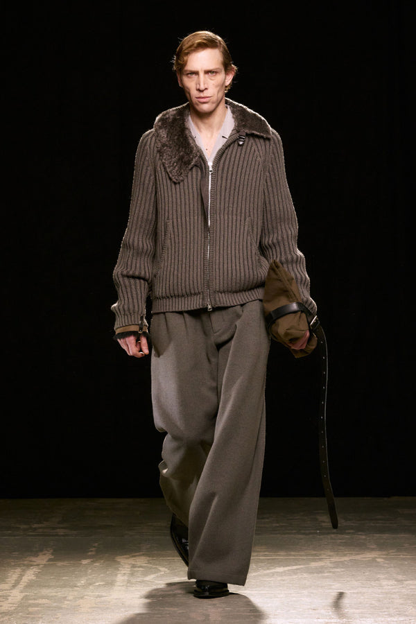 BRIDGE CHINO / NIGHT PINE FISHBONE BOUND WOOL [26AW入荷予定]