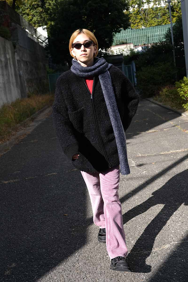 WOOL & MOHAIR JACKET / BLACK [50%OFF]