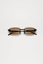 画像をギャラリービューアに読み込む, RIMLESS CUBIC SUNGLASSES / BROWN GRADIENT