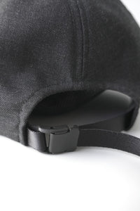 WASHABLE WOOL CAP / CHARCOAL