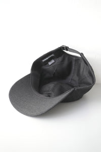 WASHABLE WOOL CAP / CHARCOAL