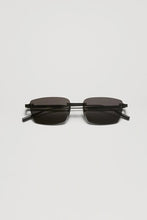 画像をギャラリービューアに読み込む, RIMLESS CUBIC SUNGLASSES / BLACK