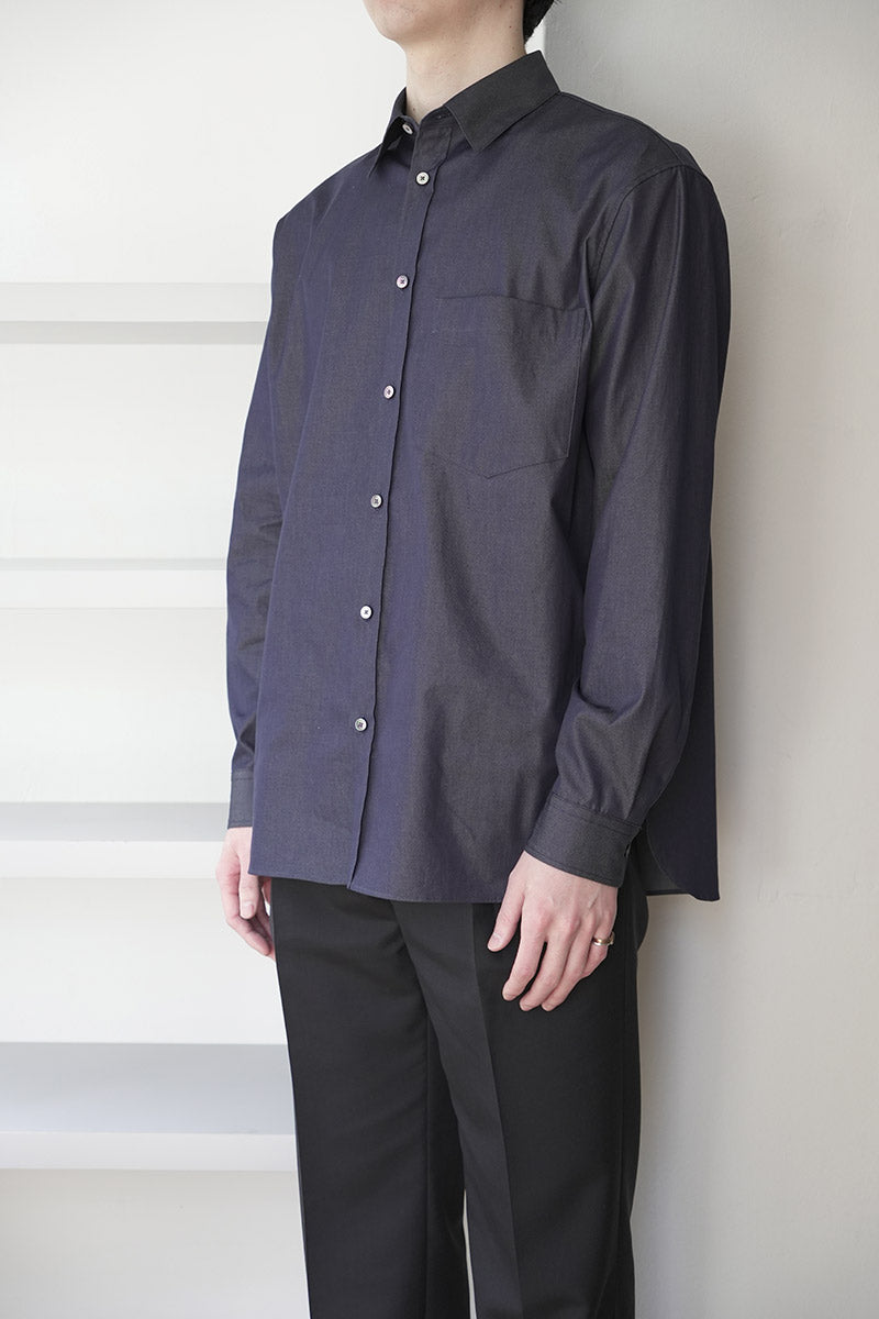 CLASSIC SHIRT ALBIATE INDIGO SHIRTING / INDIGO [Kobe Store]