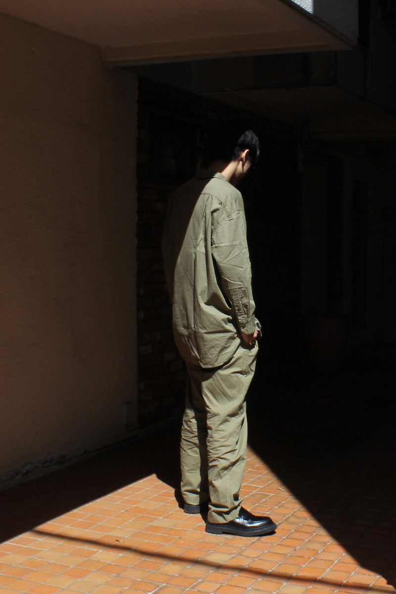 HAMNET SHIRT -WAXY / KHAKI [50% 할인]
