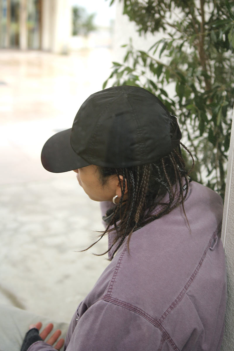 COMESANDGOES | DICROS CAP / BLACK ナイロン6パネルキャップ