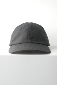WASHABLE WOOL CAP / CHARCOAL