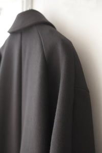 SPLIT RAGLAN MAC W/S/C MELTON / DK.BROWN  [神戸店]