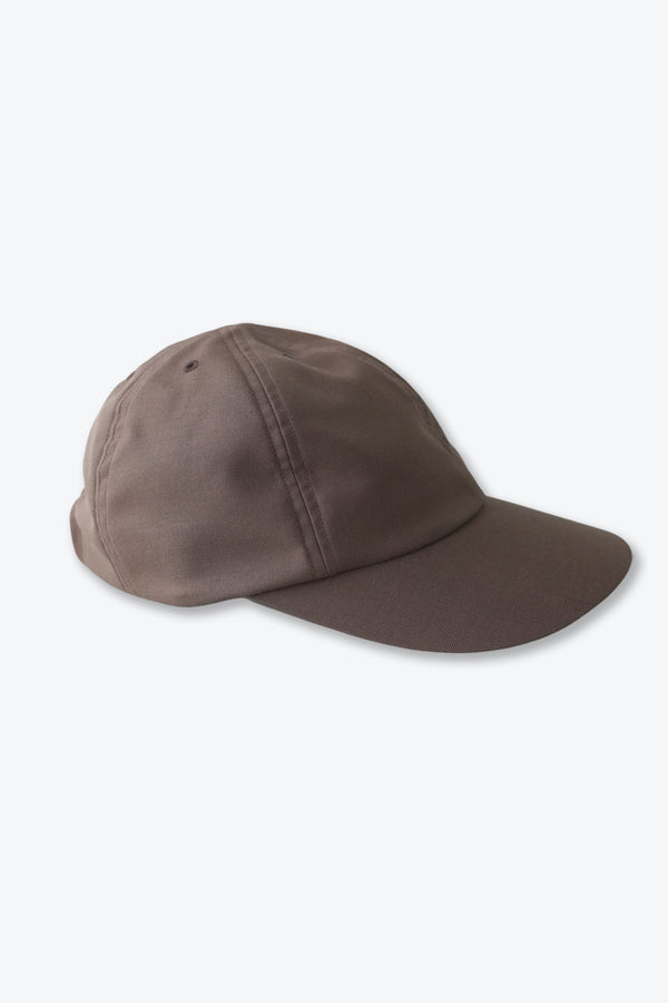 WASHABLE TWILL WIDE BRIM CAP / BEIGE