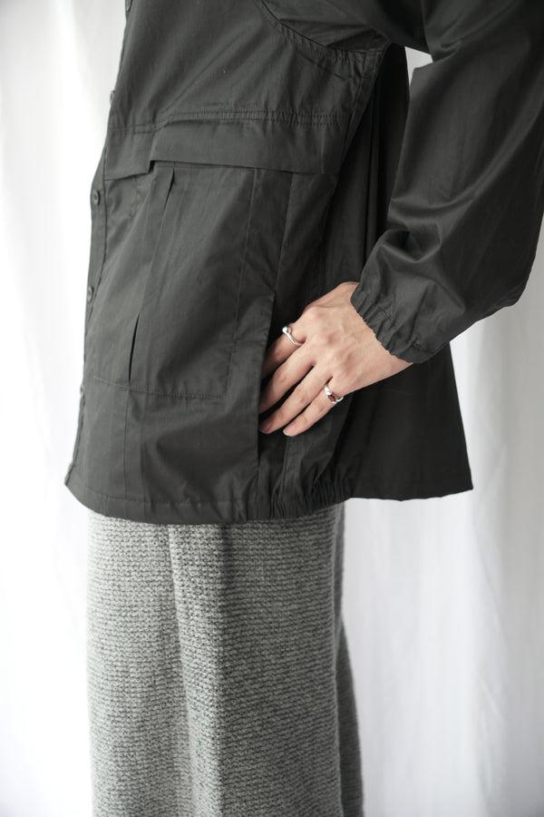 FABRICE JACKET -  LACQUED / BLACK