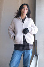 Load image into Gallery viewer, ULTRA ZIP CARDIGAN / BONE LOW TWIST MERINO